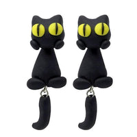 Thumbnail for Cute Hanging Cat Earrings