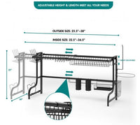 Thumbnail for HOME & GARDEN™ ADJUSTABLE DISH DRAINER KITCHEN ORGANIZER