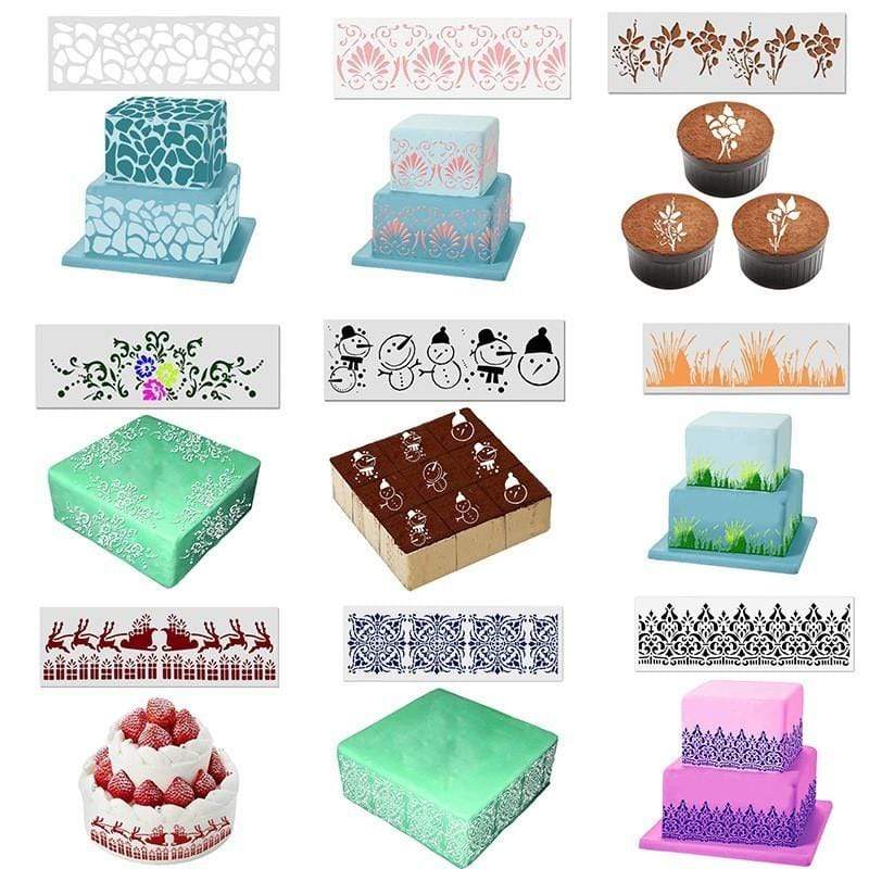 Cake Embossing Stencils Buy PeekWise