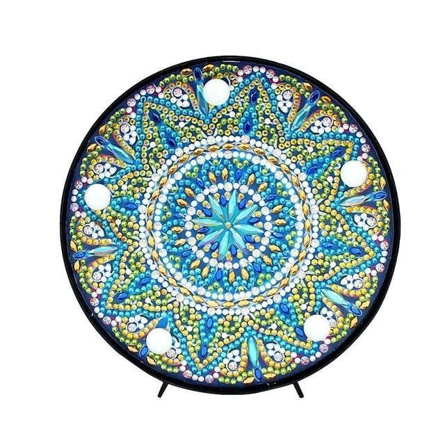 DIY Mandala Diamond Painting Light PeekWise
