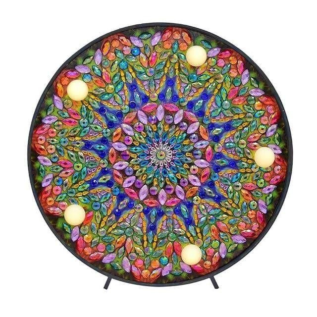 DIY Mandala Diamond Painting Light PeekWise