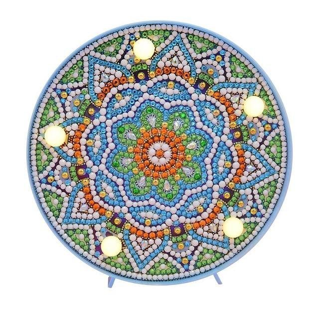 DIY Mandala Diamond Painting Light - PeekWise