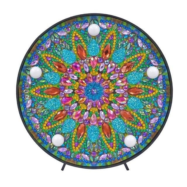 DIY Mandala Diamond Painting Light PeekWise