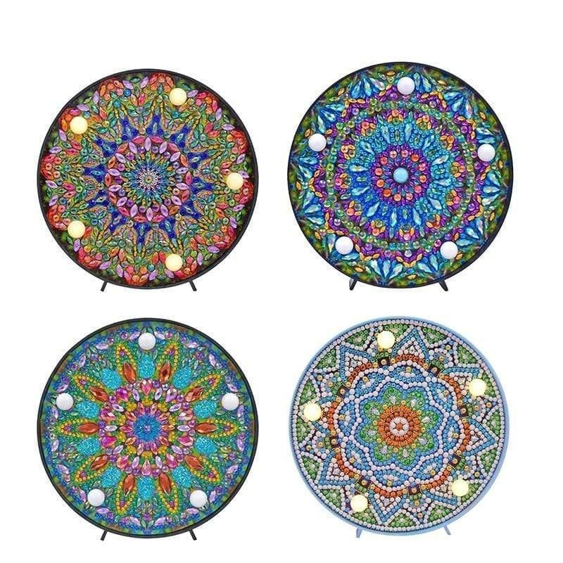 DIY Mandala Diamond Painting Light