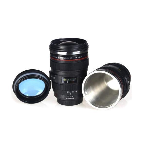 DSLR Camera Lens Stainless Steel Mug