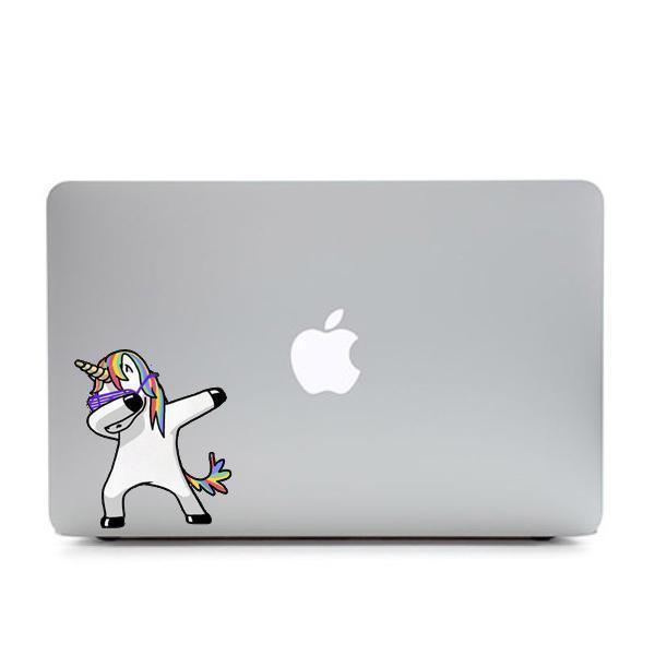 Dabbing Unicorn Vinyl Decal Sticker