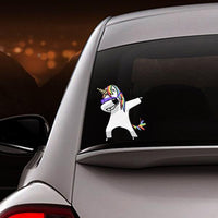 Thumbnail for Dabbing Unicorn Vinyl Decal Sticker