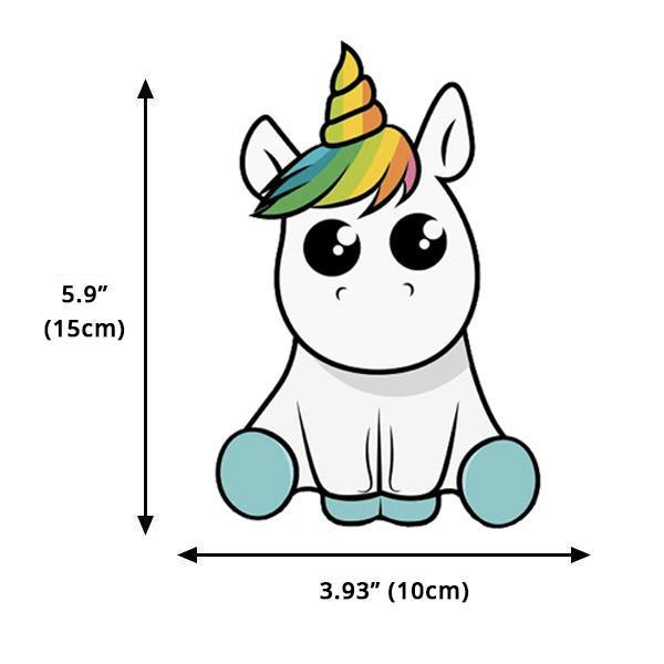 Dabbing Unicorn Vinyl Decal Sticker