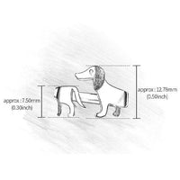 Thumbnail for Dachshund Dog 925 Silver Adjustable Ring