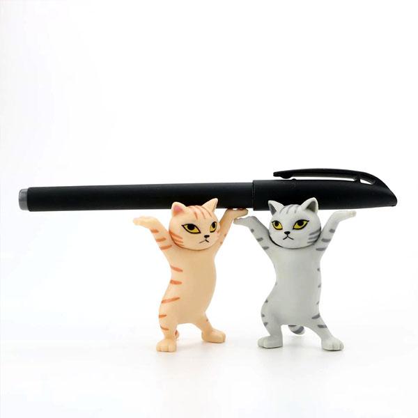 Dancing Cat Coffin Pen Holder