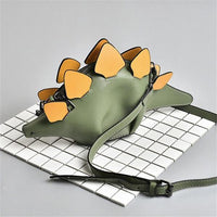 Thumbnail for Dino Stegosaurus Crossbody Purse Bag