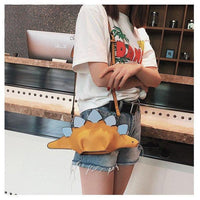 Thumbnail for Dino Stegosaurus Crossbody Purse Bag