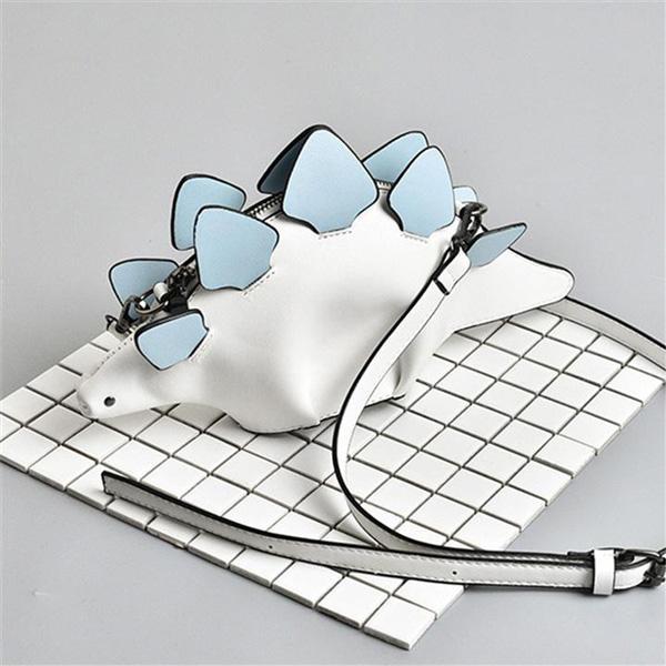 Dino Stegosaurus Crossbody Purse Bag