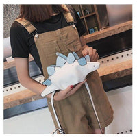 Thumbnail for Dino Stegosaurus Crossbody Purse Bag