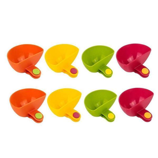 Dip and Sauce Plate Clip-on Holders (Set of 4pcs)