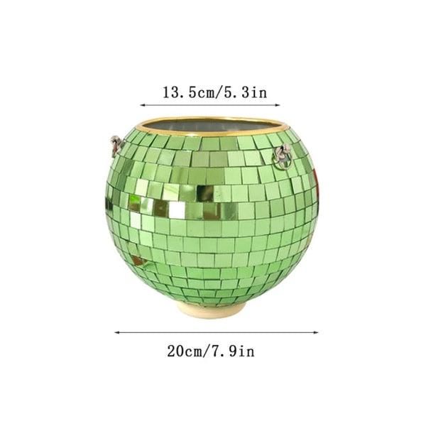 Disco Ball Hanging Planter Pot