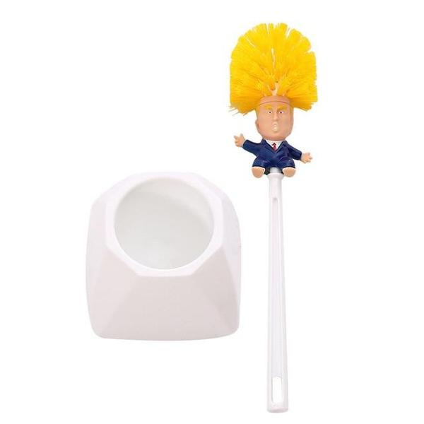 Donald Trump Toilet Brush Set