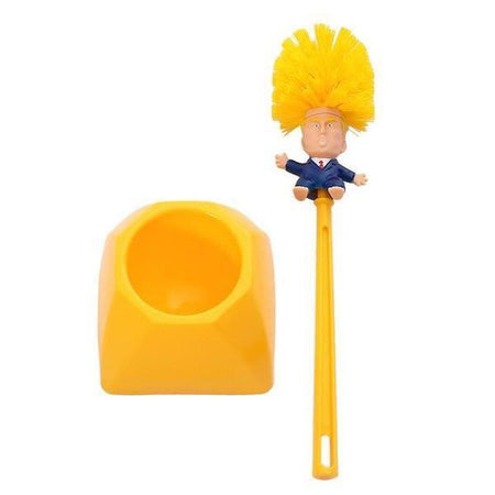 Donald Trump Toilet Brush Set