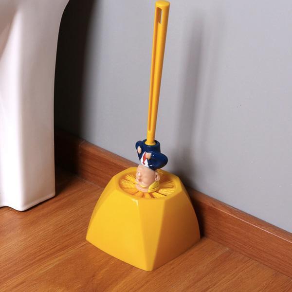 Donald Trump Toilet Brush Set