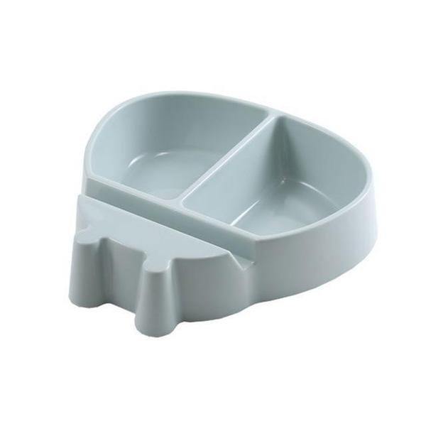 Double Dish Snack Bowl with Mobile Holder