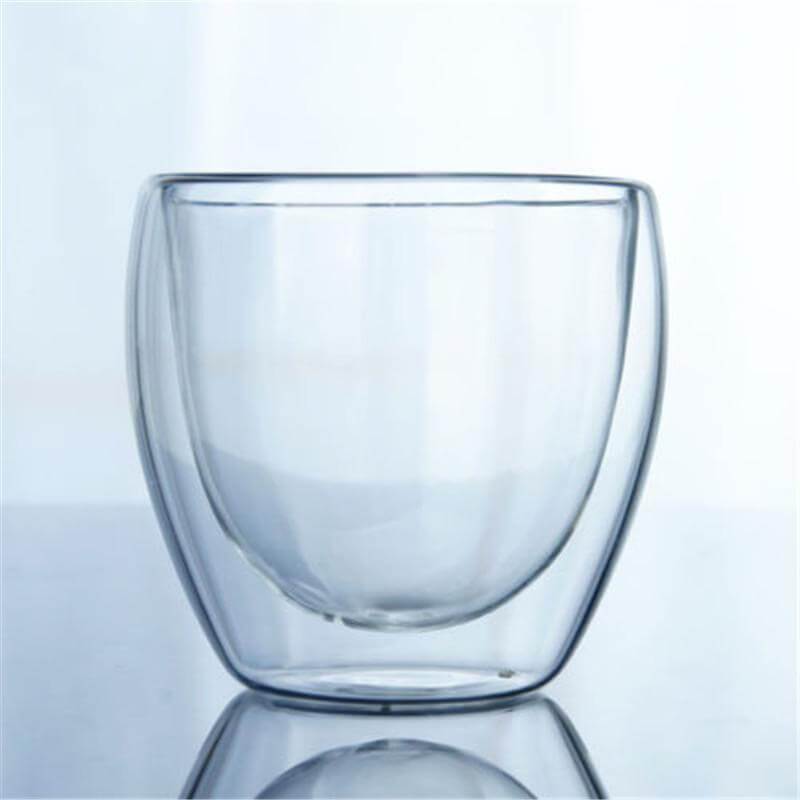 Double Walled Glass Coffee Cup PeekWise