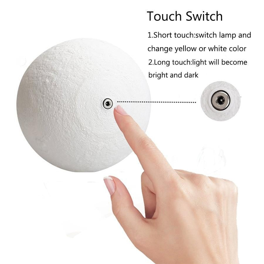 3D Moon Lamp - PeekWise