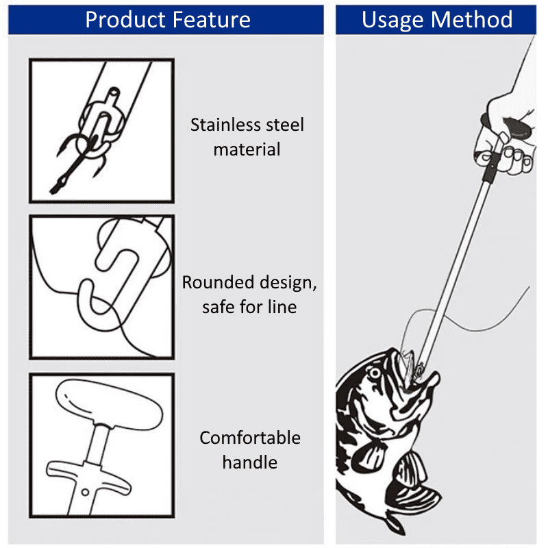 Easy Fish Hook Remover Tool - PeekWise