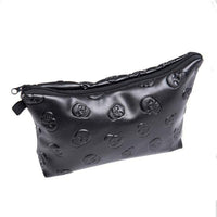 Thumbnail for Embossed Skull Makeup Pouch