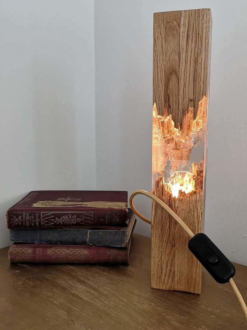 Epoxy Wood Lamp PeekWise