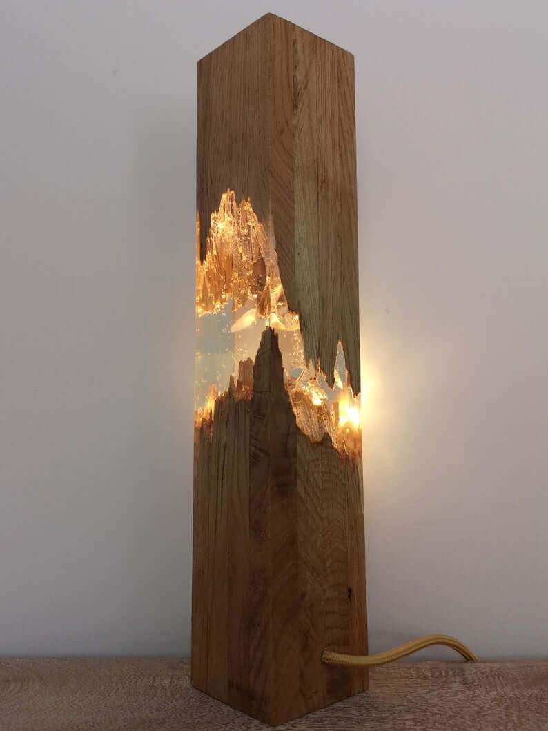 Epoxy Wood Lamp PeekWise