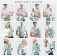 Thumbnail for Ergonomic Kangaroo Baby Carrier & Waist Holder - PeekWise