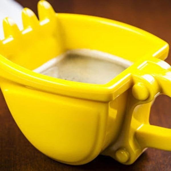 Excavator Bucket Mug With Shovel Spoon