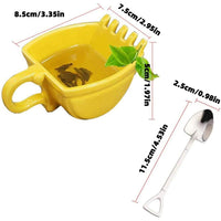 Thumbnail for Excavator Bucket Mug With Shovel Spoon