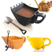 Thumbnail for Excavator Bucket Mug With Shovel Spoon