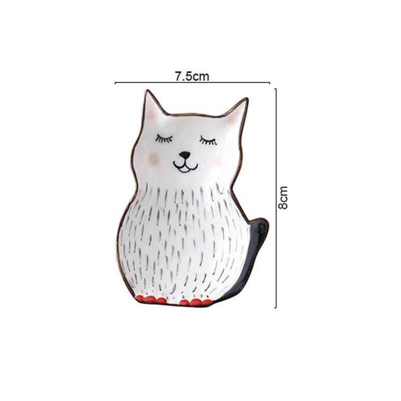 Cartoon Animal Ceramic Dish Plates PeekWise