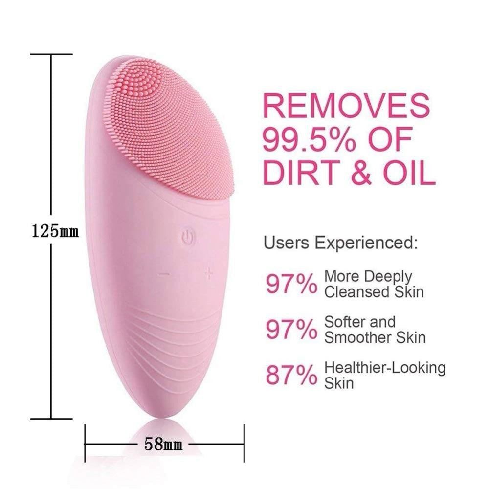 Sonic Vibration Facial Cleansing Brush - PeekWise