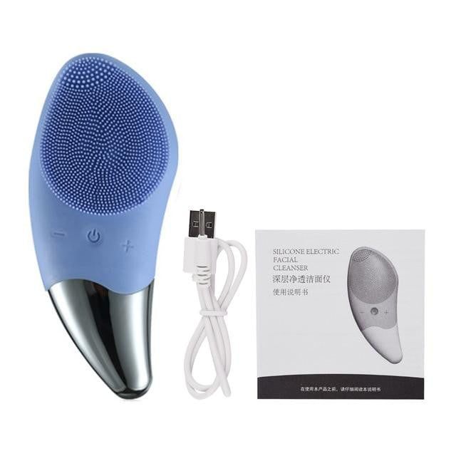 Sonic Vibration Facial Cleansing Brush - PeekWise