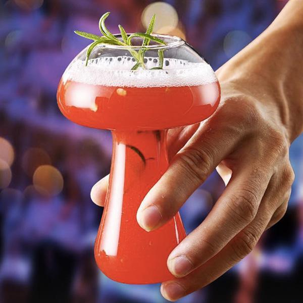 Fairy Mushroom Shaped Cocktail Glass