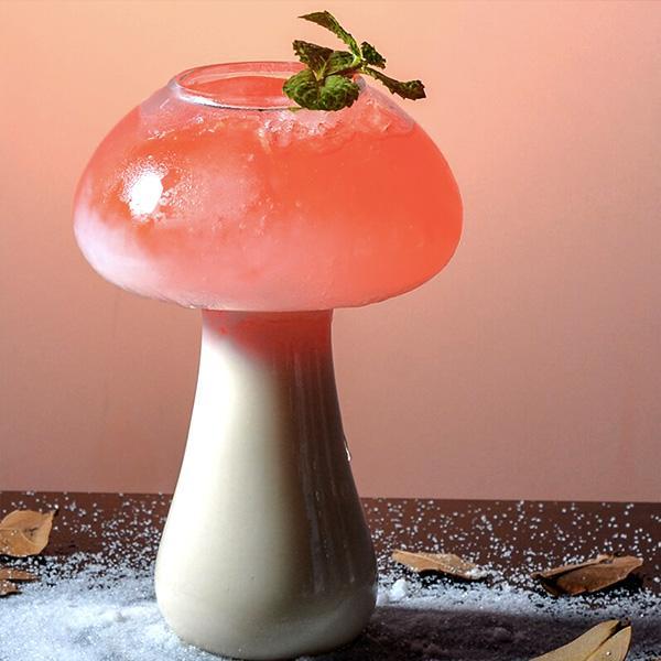 Fairy Mushroom Shaped Cocktail Glass