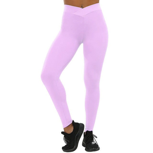 High Waist Push Up Fitness Leggings - PeekWise