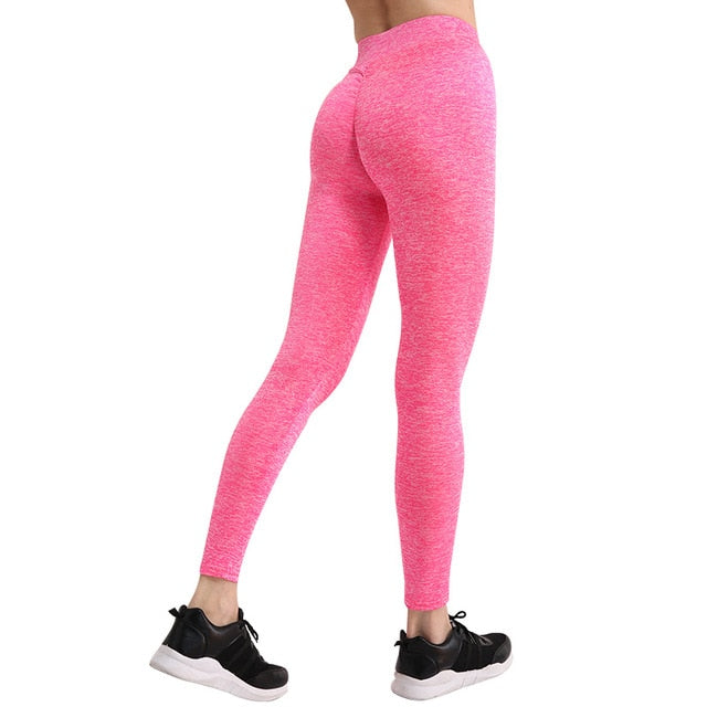 High Waist Push Up Fitness Leggings - PeekWise