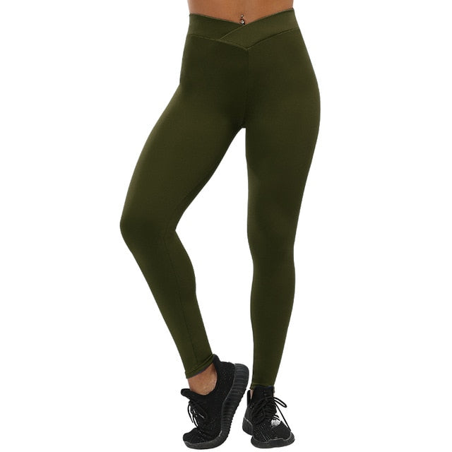 High Waist Push Up Fitness Leggings - PeekWise