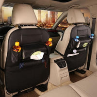 Thumbnail for Faux Leather Car Back Seat Organizer