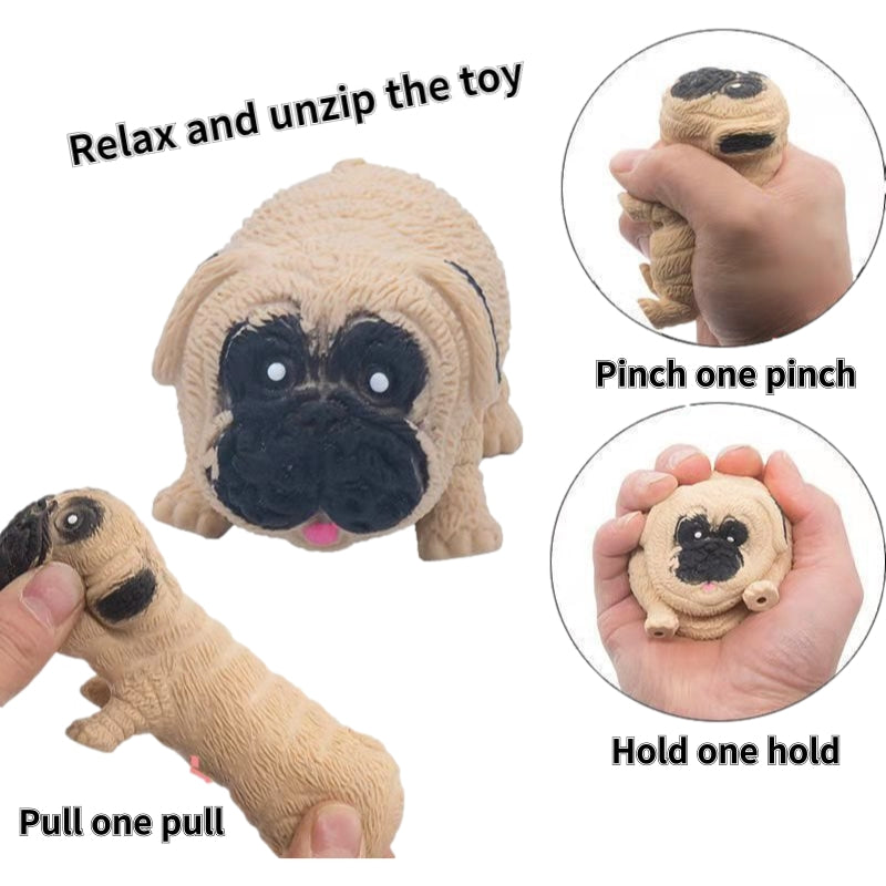 Squishy Pug Dog Fidget Toy