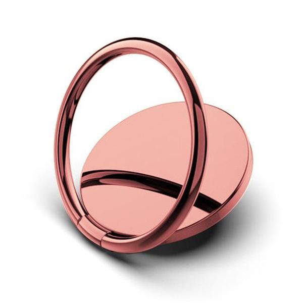 Finger Ring Mobile Stand Holder With Magnetic Car Base