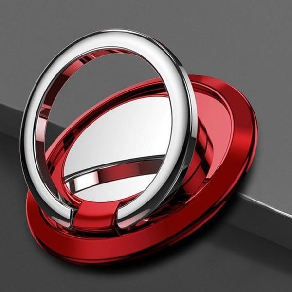 Finger Ring Mobile Stand Holder With Magnetic Car Base