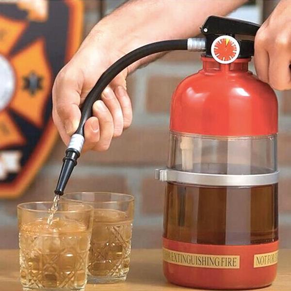 Fire Extinguisher Drink Dispenser