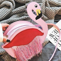 Thumbnail for Flamingo Tassel Crossbody Bag