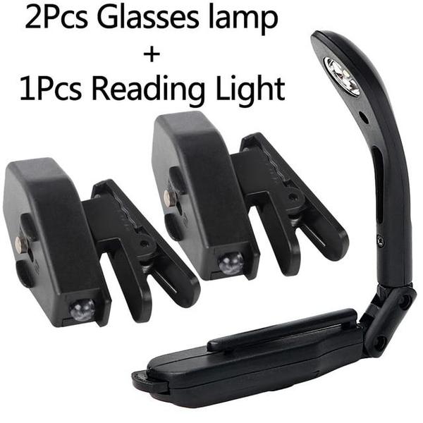 Foldable LED Clip On Reading Book Light