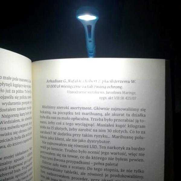 Foldable LED Clip On Reading Book Light